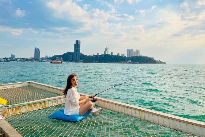 Exclusive Squid Fishing on Chic Floating Café from Pattaya - From Bali Hai Pier to a Floating Café at Night