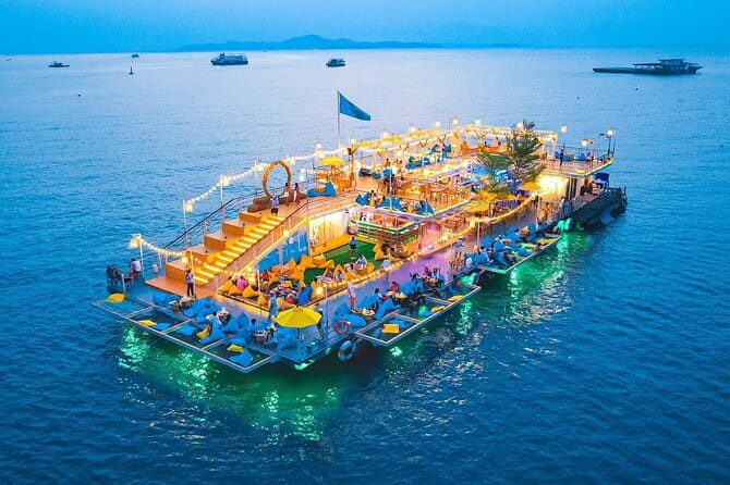 Exclusive Squid Fishing on Chic Floating Café from Pattaya - Life on the Floating Café: Two Stories, Live Music, and Ocean Views