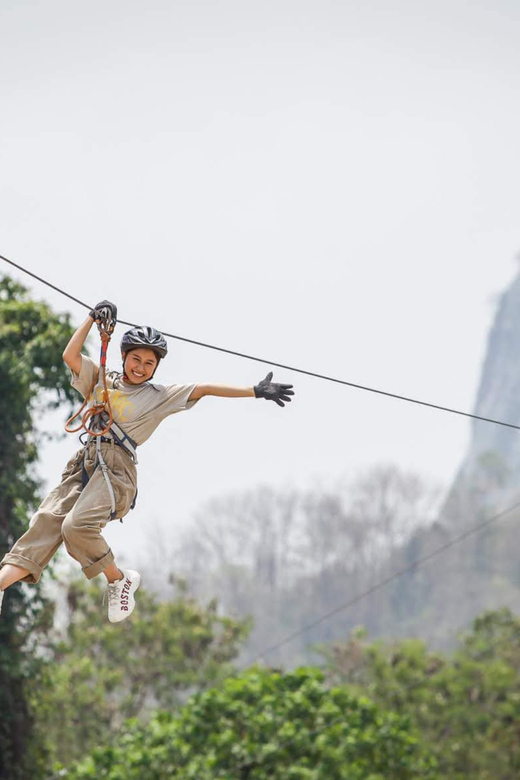 Pattaya: Zipline Adventure with 25 Platforms w/ Kids Option - Views from Khao Chee Chan (Pattaya Buddha Mountain) while you fly