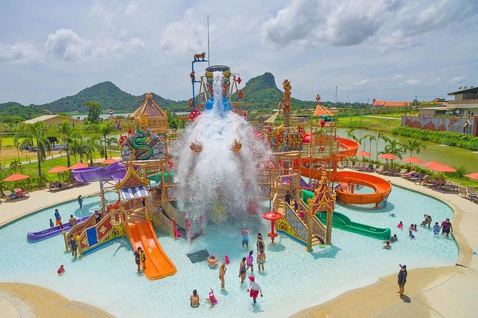 Ramayana Water Park in Pattaya Admission Ticket - The scenery and the vibe: mountains, photos, and a calmer feel