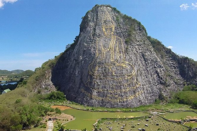 Temples & Cultural Tour Pattaya - Wat Yansangwararam: quiet gardens and the viewpoint energy